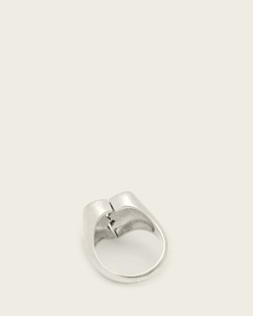 Broken Heart Sterling Silver Ring Silver | ALLSAINTS